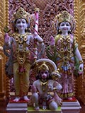 Bhagwan Shri Ram, Shri Sitaji and Shri Hanumanji